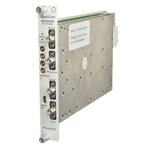 6 GHz Direct IQ Modulator PXI Module left angle view